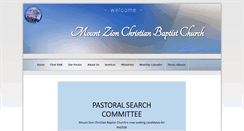 Desktop Screenshot of mtzioncbc.com